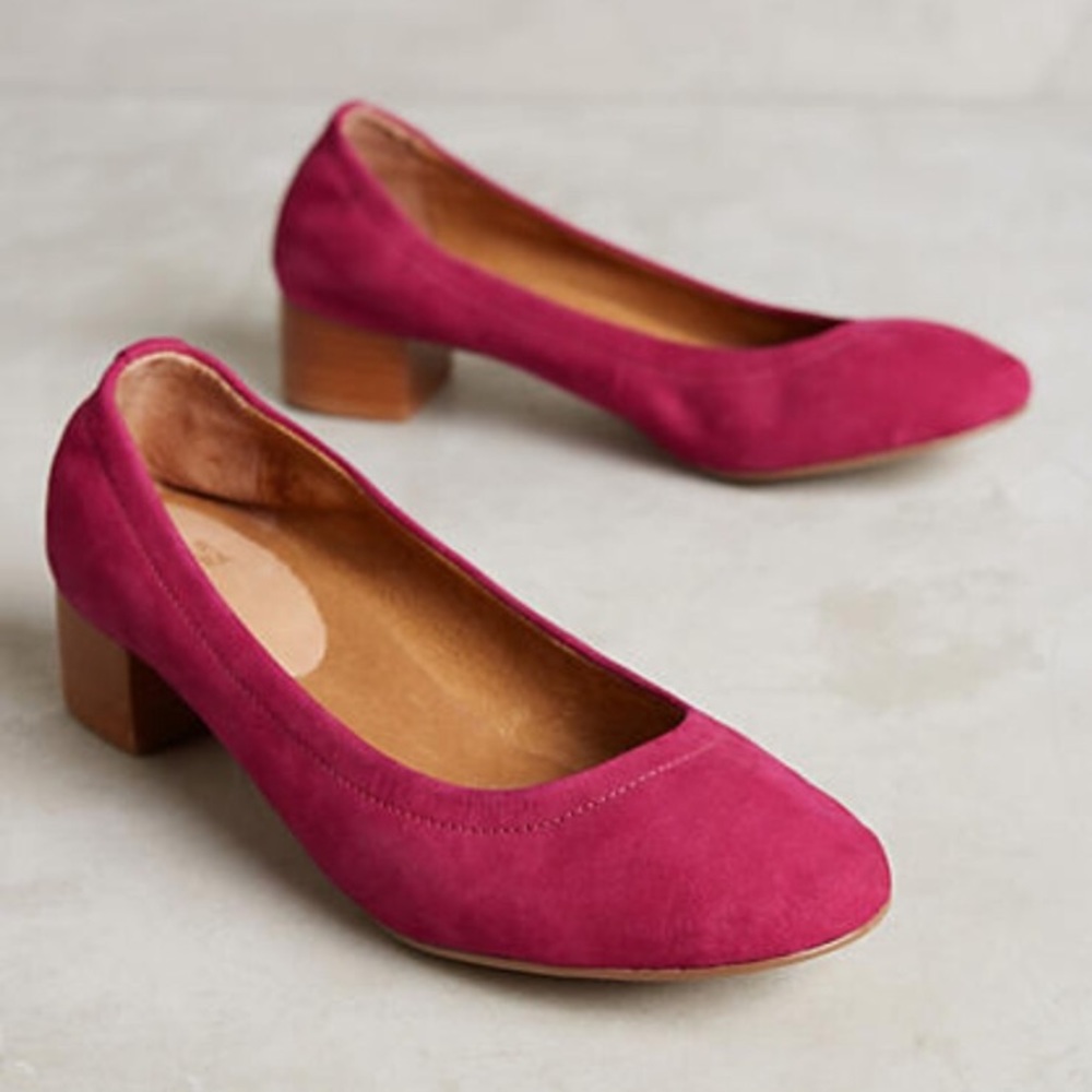 Anthropologie Jasper & Jeera Gilen Heels in Suede